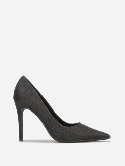 Online La Modeuse Escarpins pailletés à talon aiguille Noir