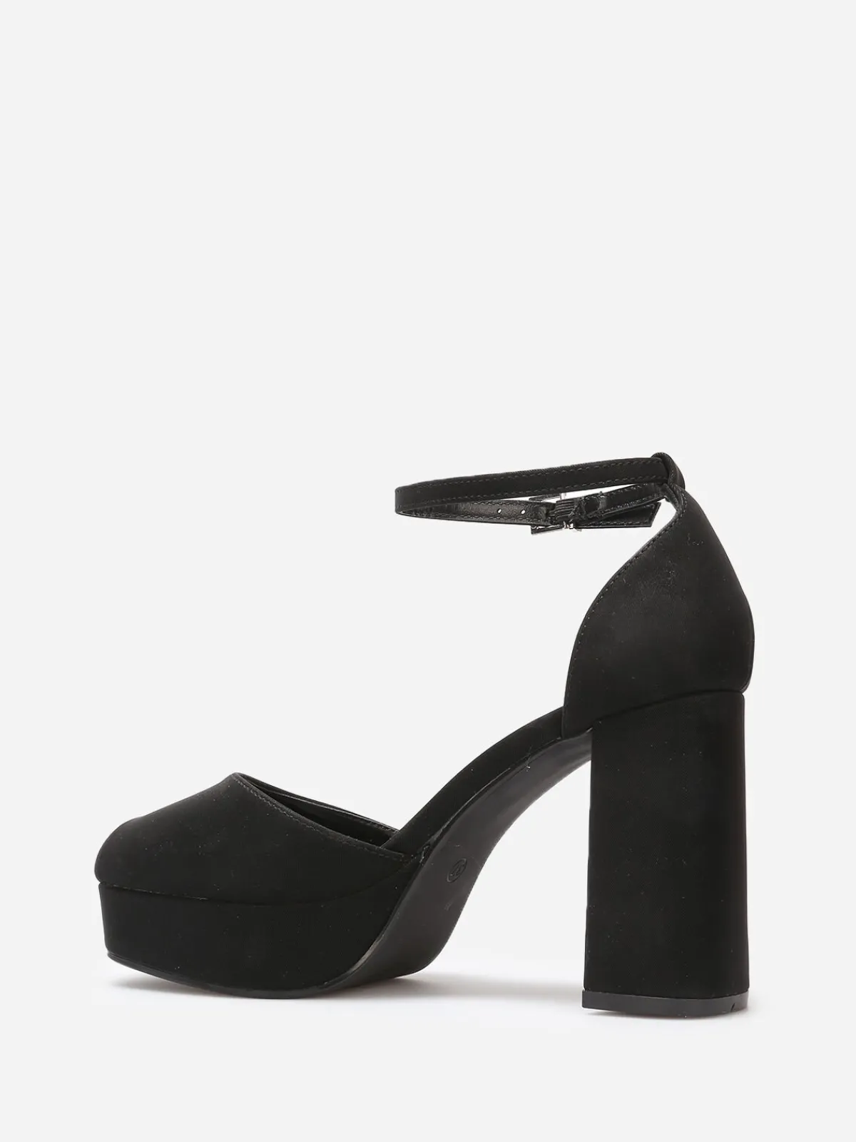 New La Modeuse Escarpins peep toes à plateforme Noir