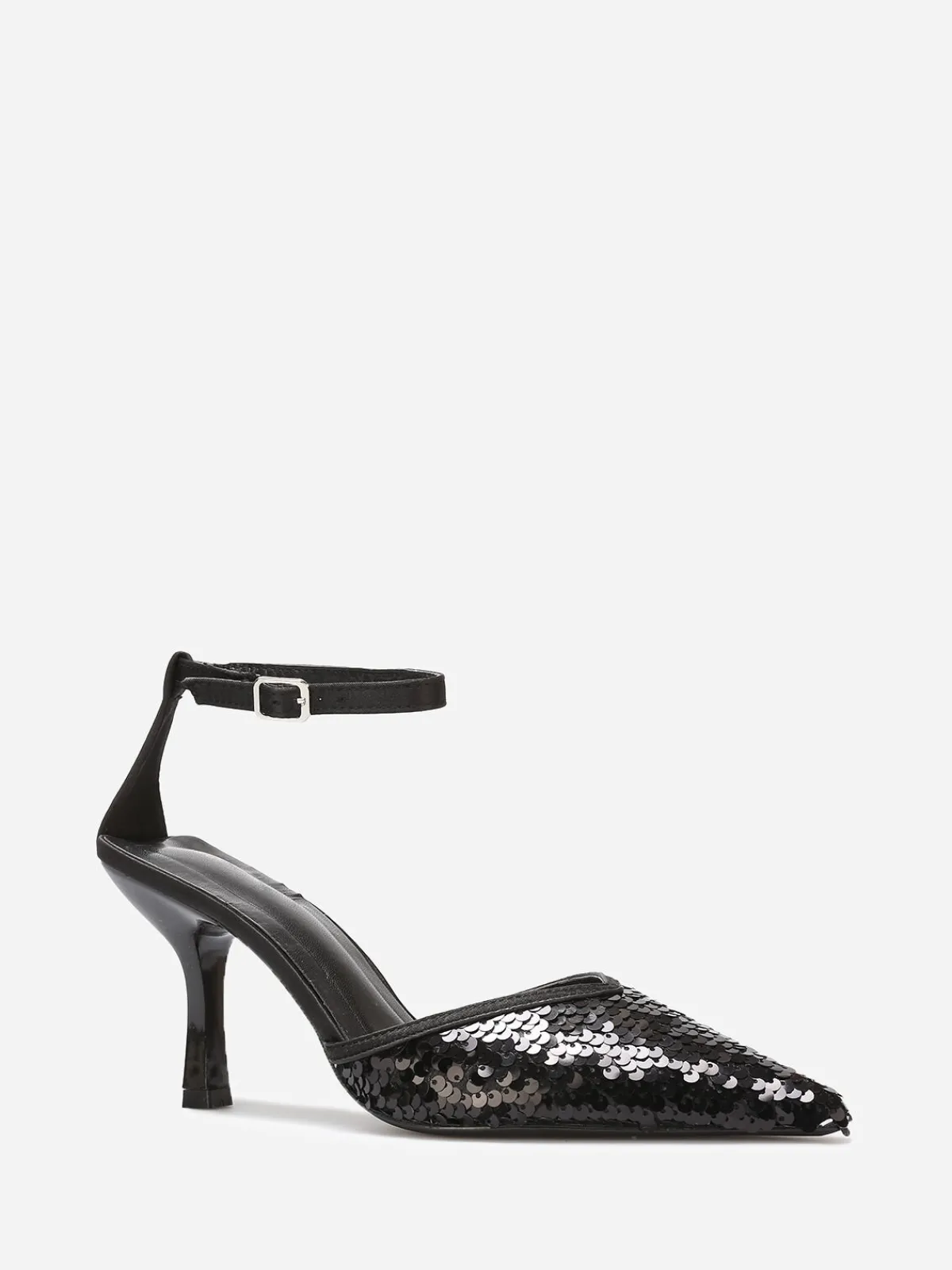 Best La Modeuse Escarpins pointus à sequins Noir