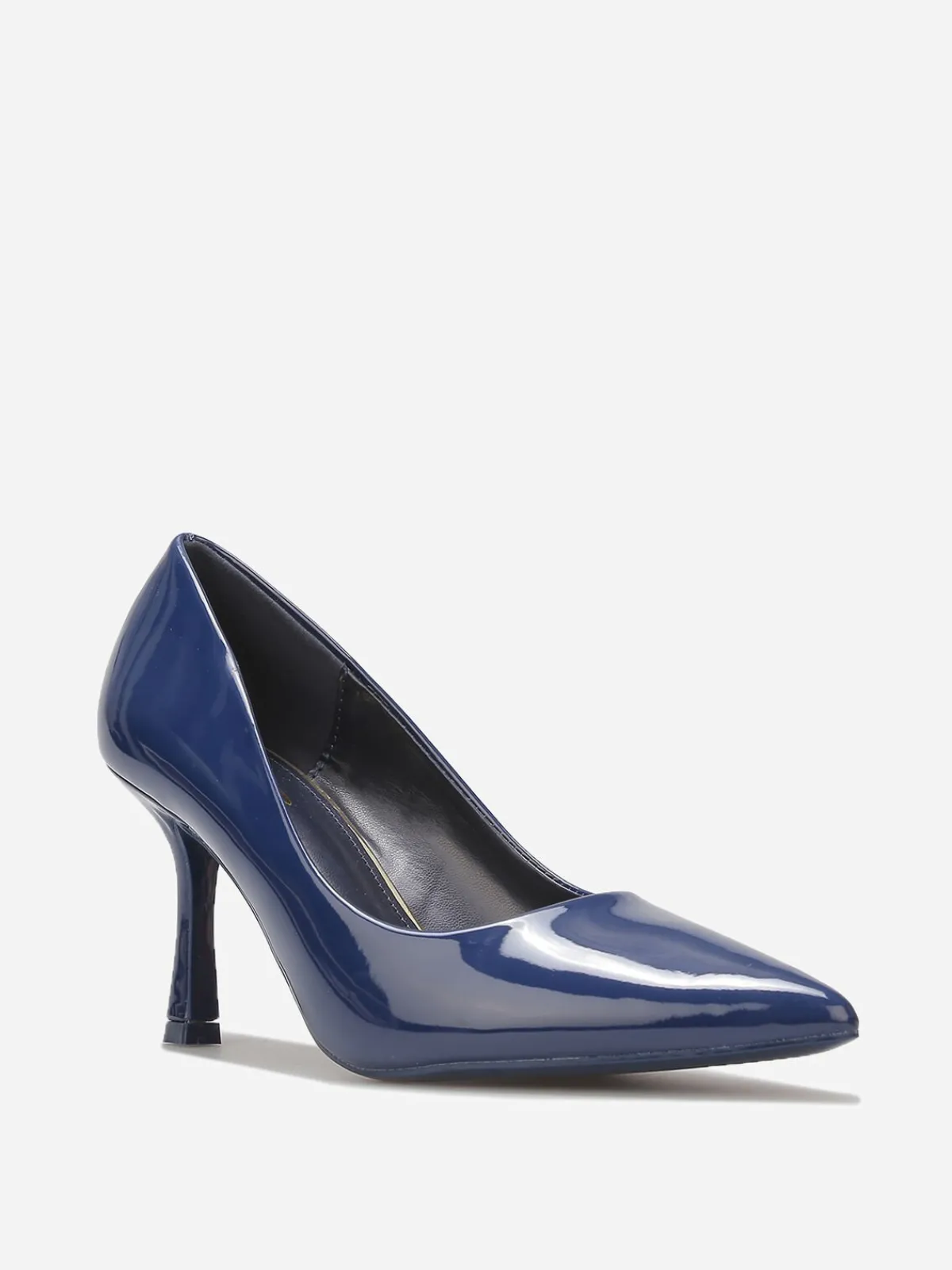 New La Modeuse Escarpins pointus à talon bobine Bleu