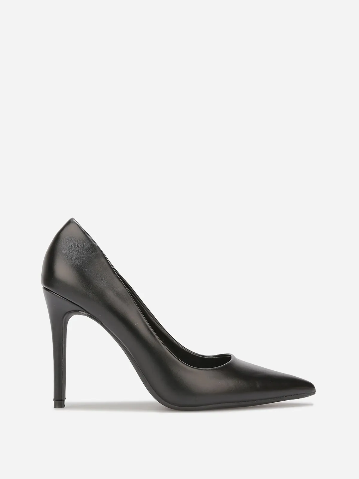 Clearance La Modeuse Escarpins pointus basiques en simili Noir