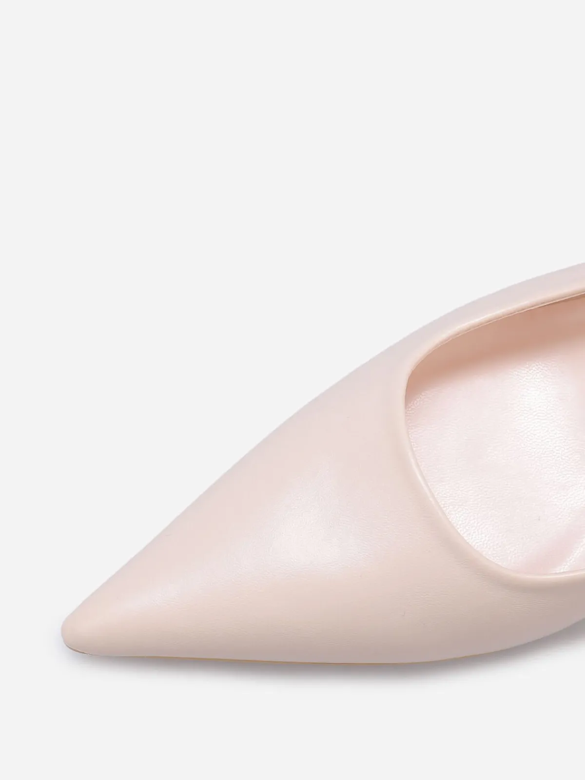 New La Modeuse Escarpins slingback à boucle en strass Beige
