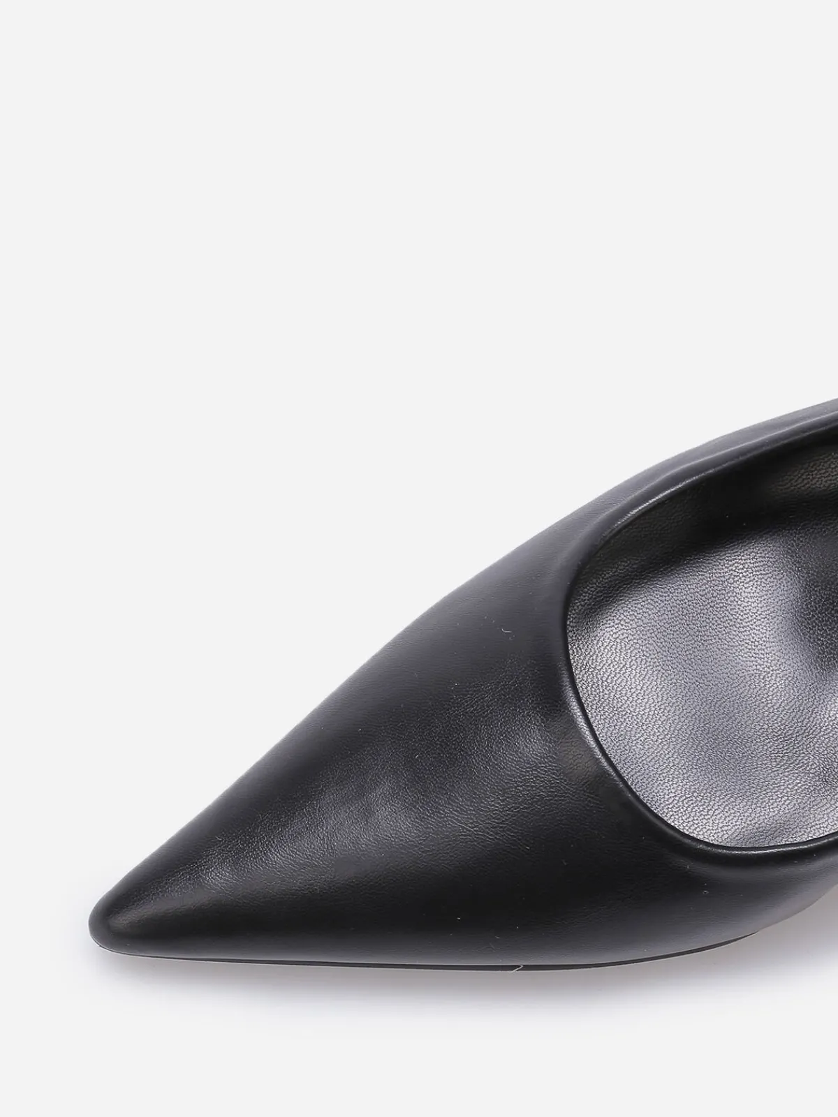 Outlet La Modeuse Escarpins slingback à boucle en strass Noir