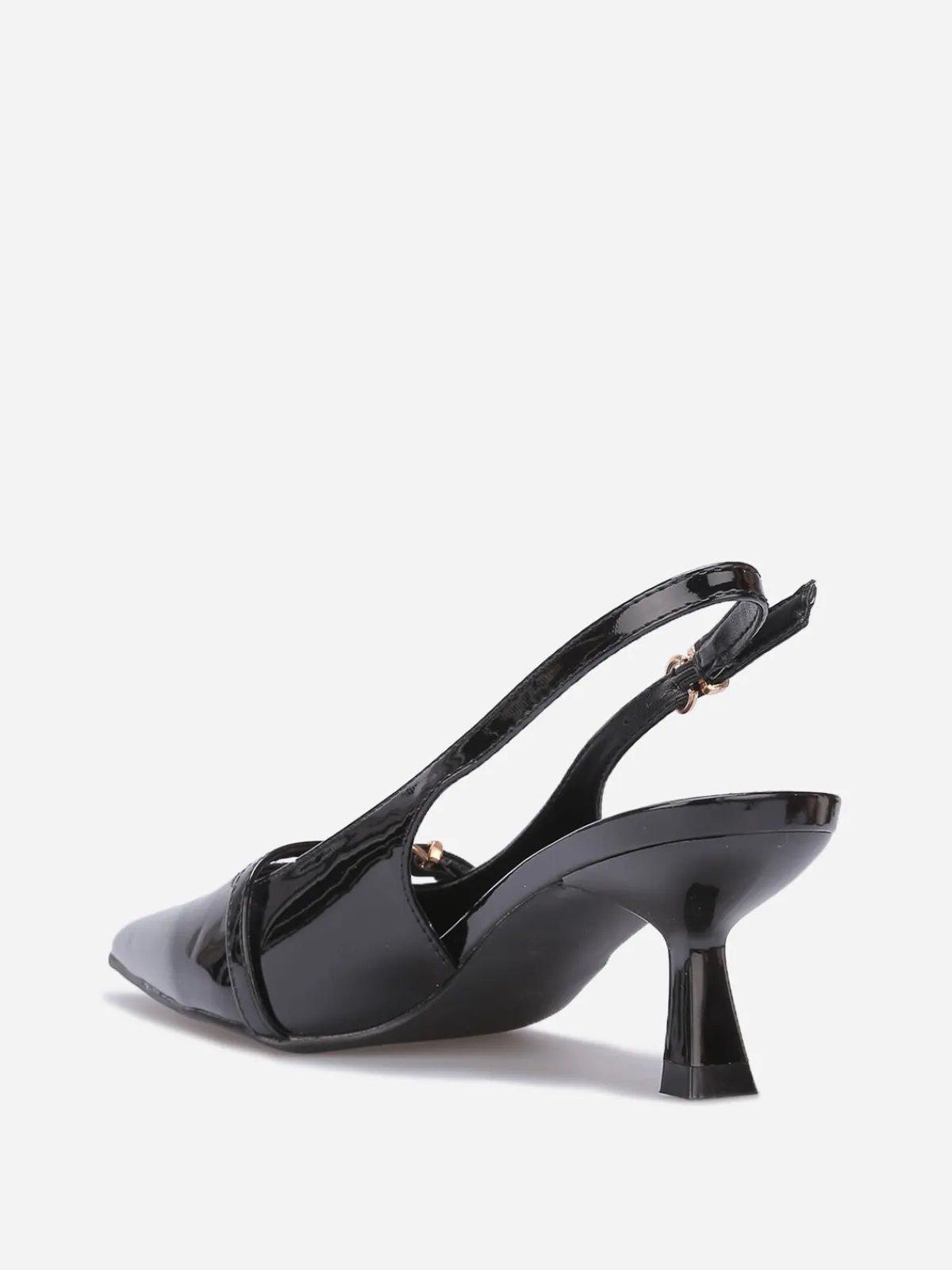 New La Modeuse Escarpins slingback à petit talon Noir