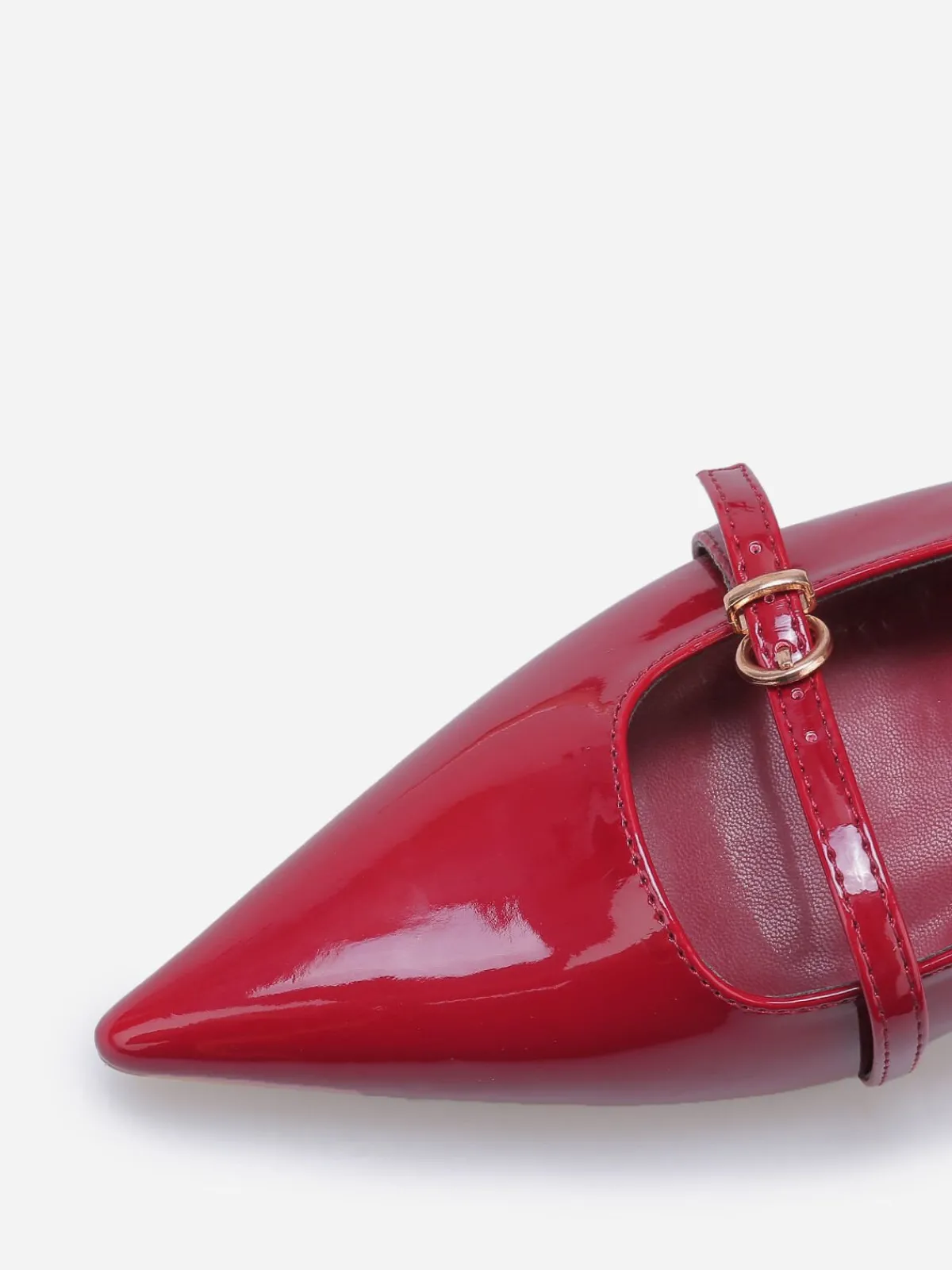 New La Modeuse Escarpins slingback à petit talon Bordeaux