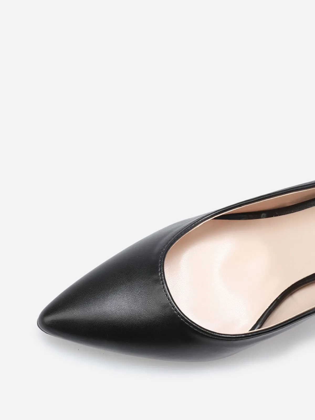 Hot La Modeuse Escarpins Slingback bout pointu Noir