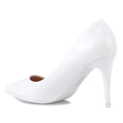 Online La Modeuse Escarpins vernis à talon aiguille Blanc