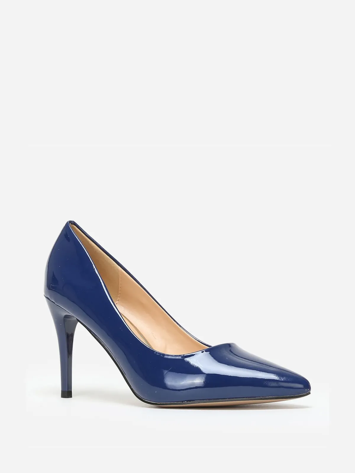 Best La Modeuse Escarpins vernis à talon aiguille Bleu