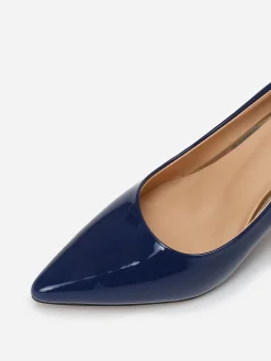 Best La Modeuse Escarpins vernis à talon aiguille Bleu