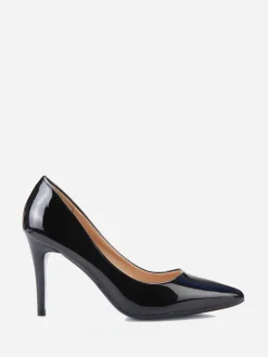 Online La Modeuse Escarpins vernis à talon aiguille Noir