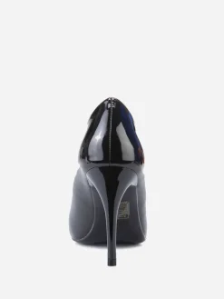 Online La Modeuse Escarpins  vernis à talon aiguille Noir