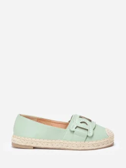 New La Modeuse Espadrilles  avec bride en simili Vert