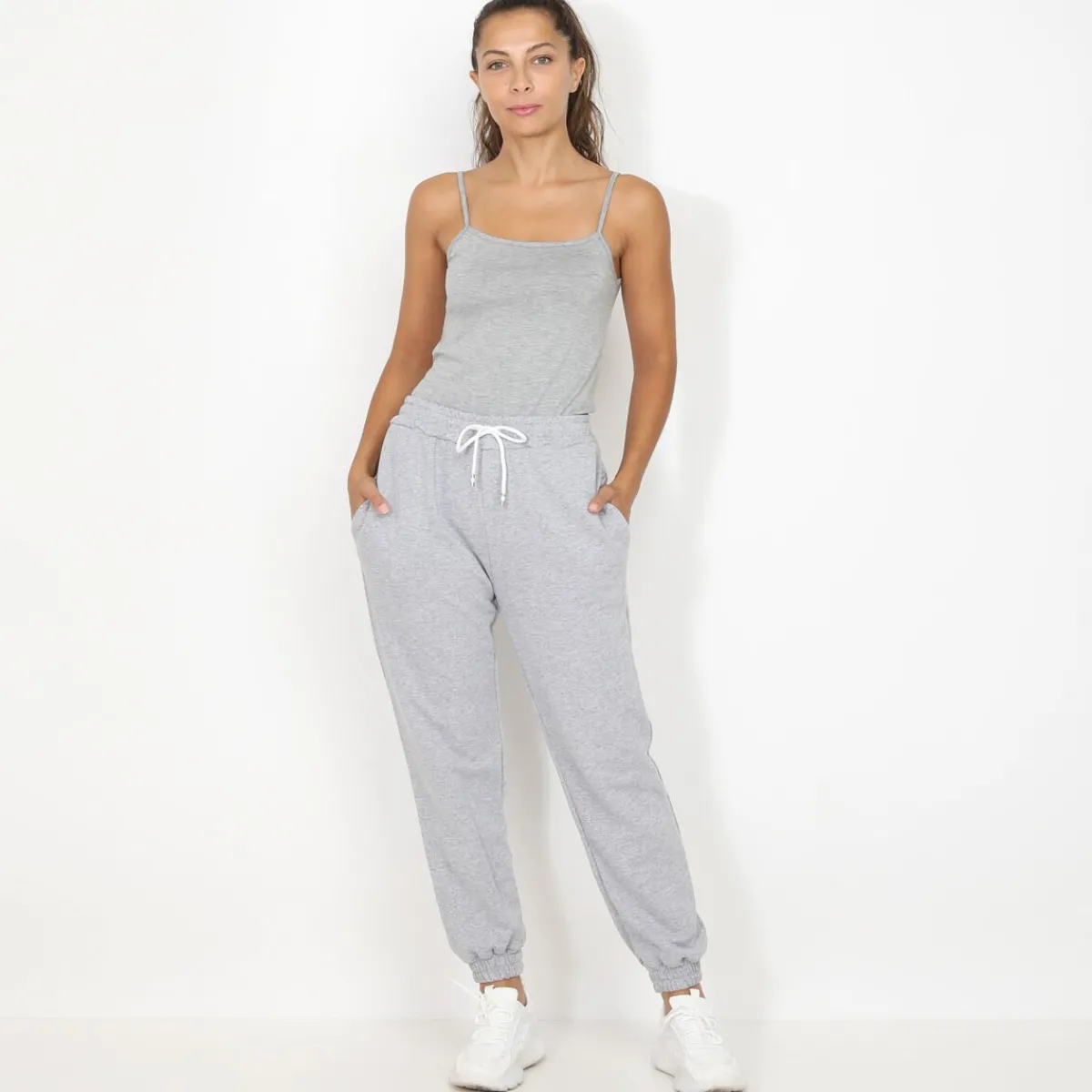 Discount La Modeuse Jogging basique Gris