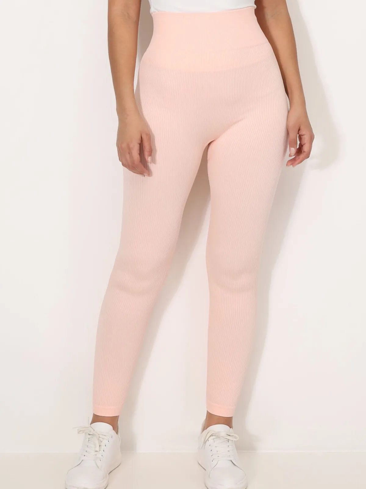 La Modeuse Legging côtelé effet push-up Roseclair