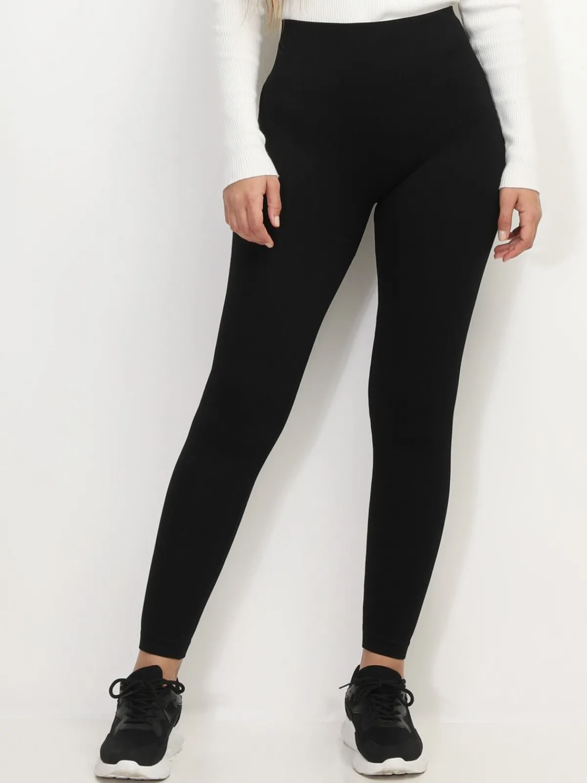 Hot La Modeuse Legging côtelé push-up Noir