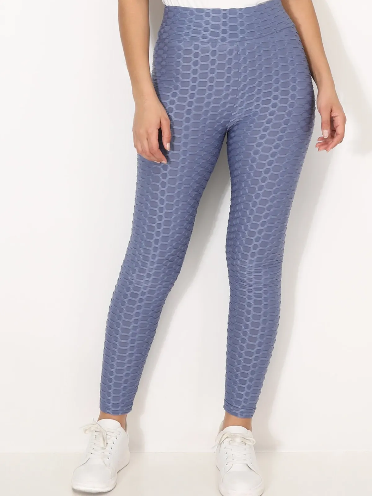 Best La Modeuse Legging texturé effet push-up Bleu