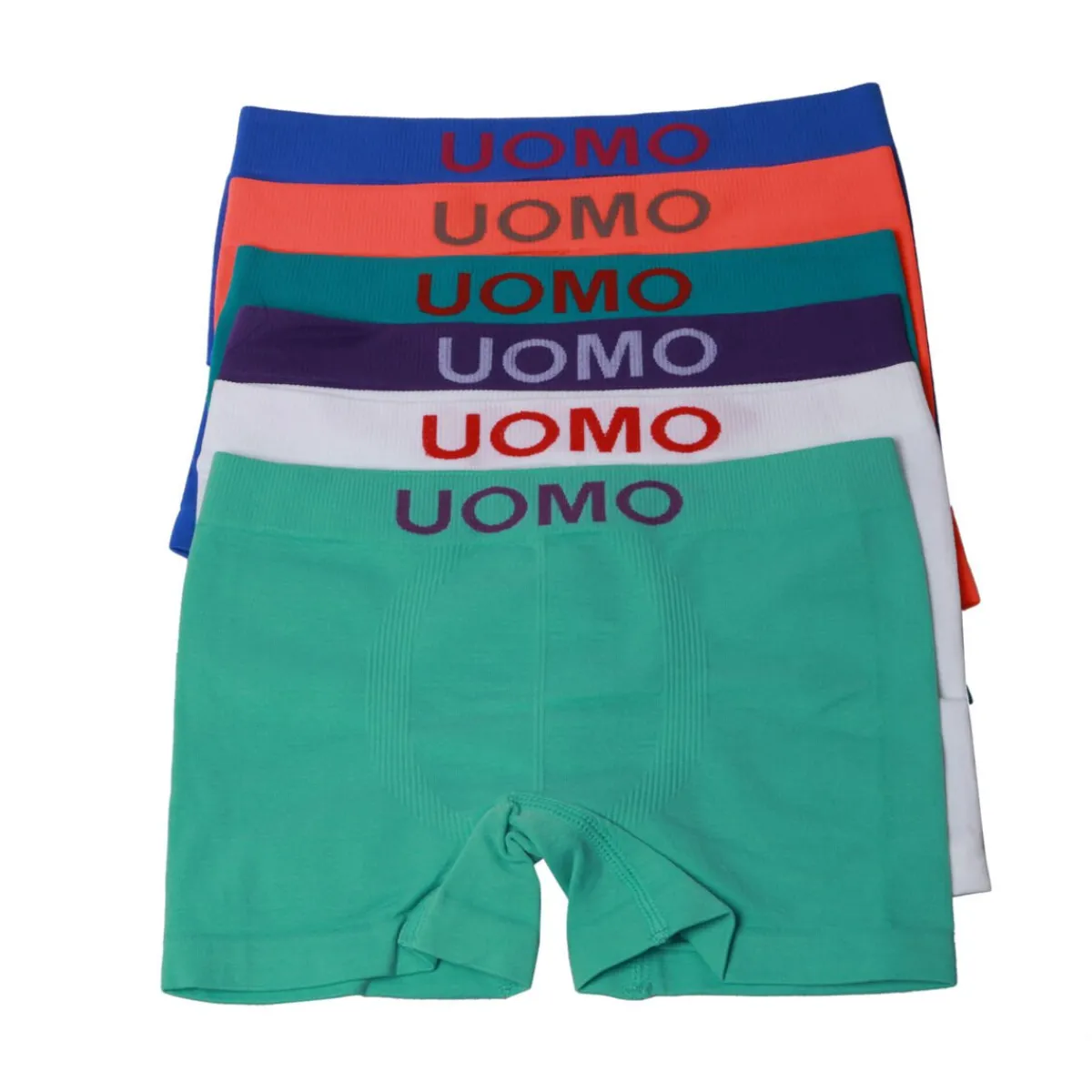 Discount La Modeuse Lot de 6 boxers enfant Charlie Menthe