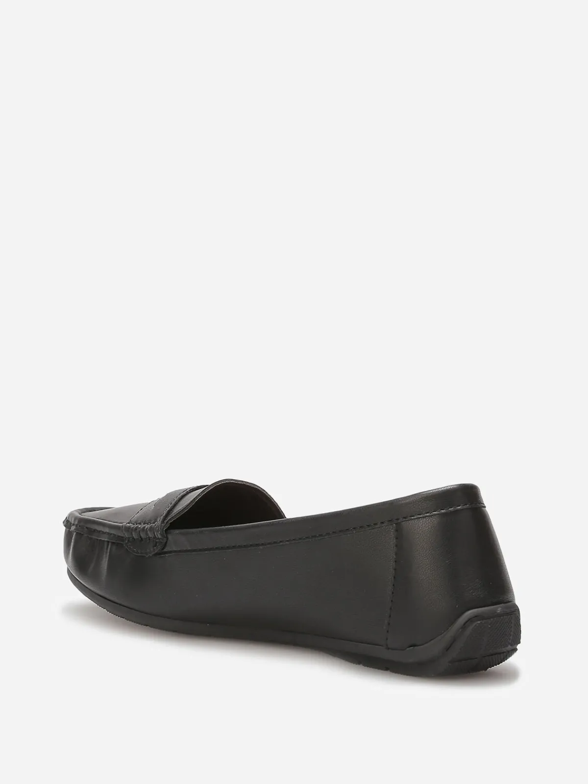 Discount La Modeuse Mocassins classiques en simili Noir