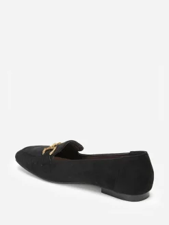 Sale La Modeuse Mocassins  en suédine avec bride Noir
