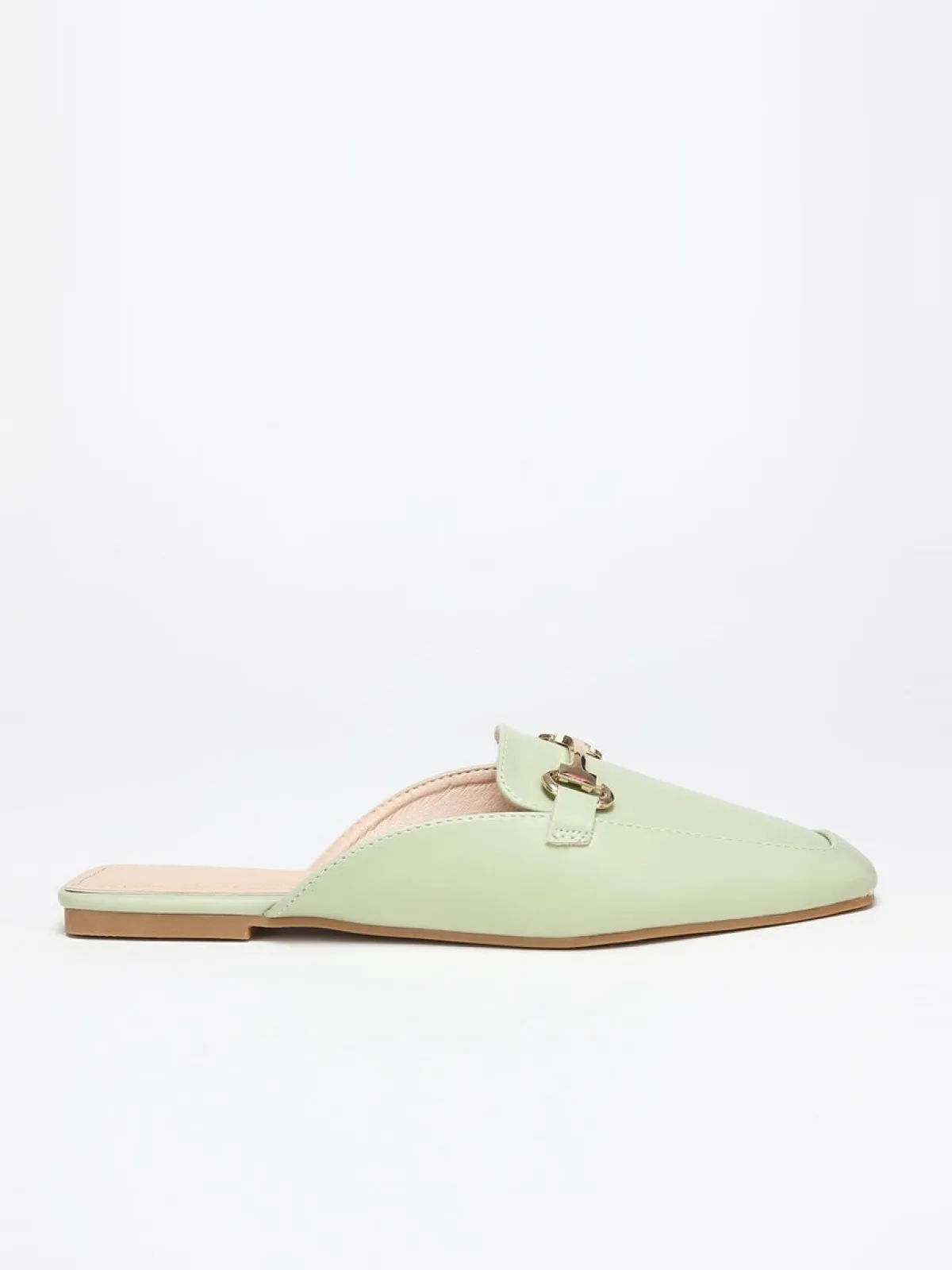 La Modeuse Mules mocassins Vert