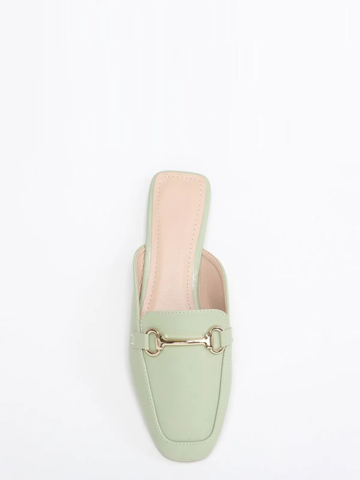 La Modeuse Mules mocassins Vert