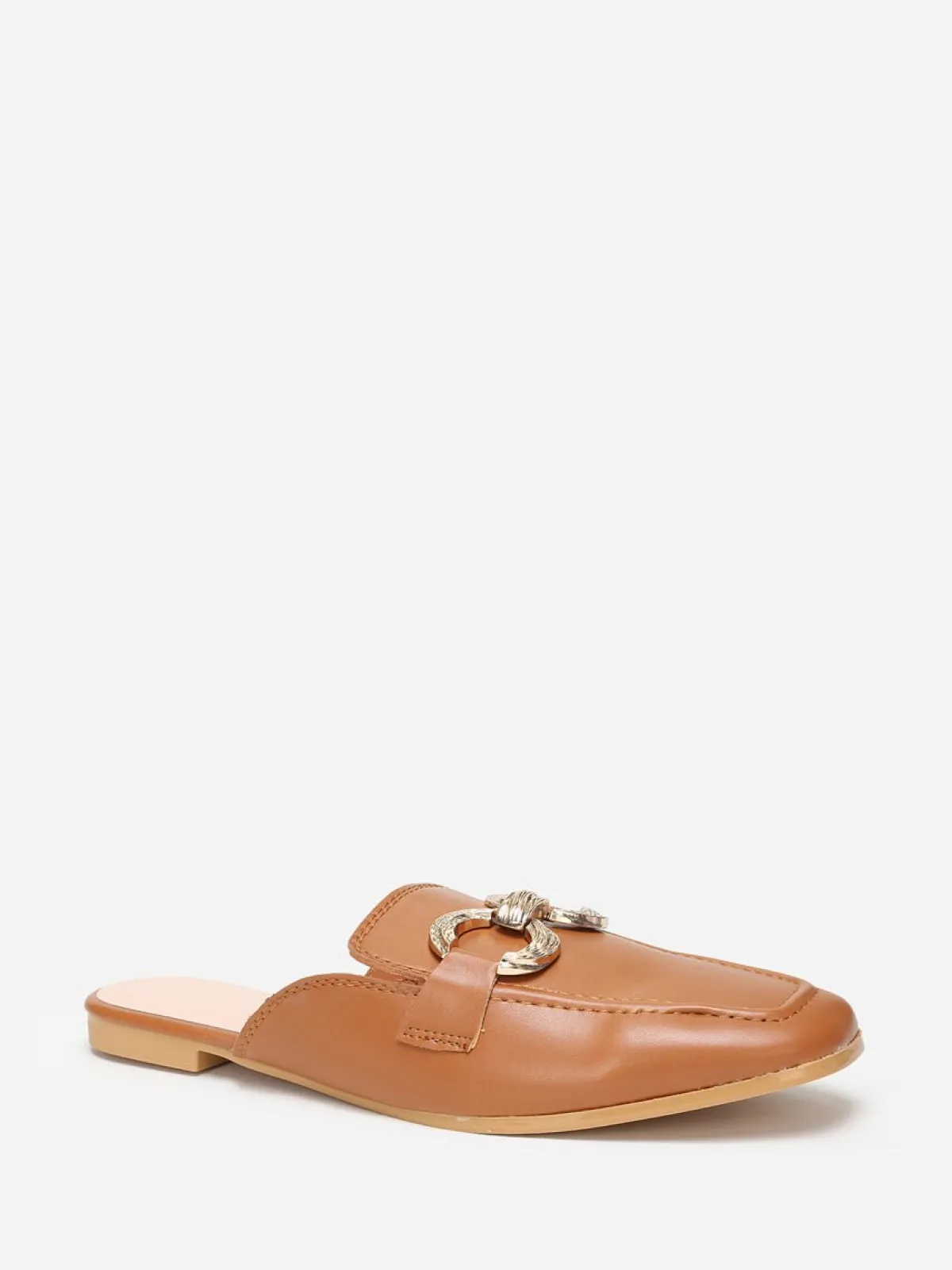 Best La Modeuse Mules mocassins à boucles Camel