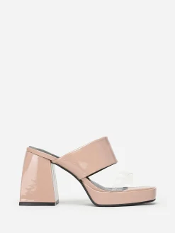 Sale La Modeuse Mules style babies vernies Taupe
