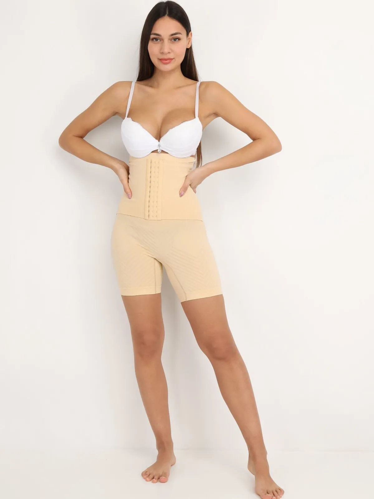 Discount La Modeuse Panty sculptant avec corset intégré Beige