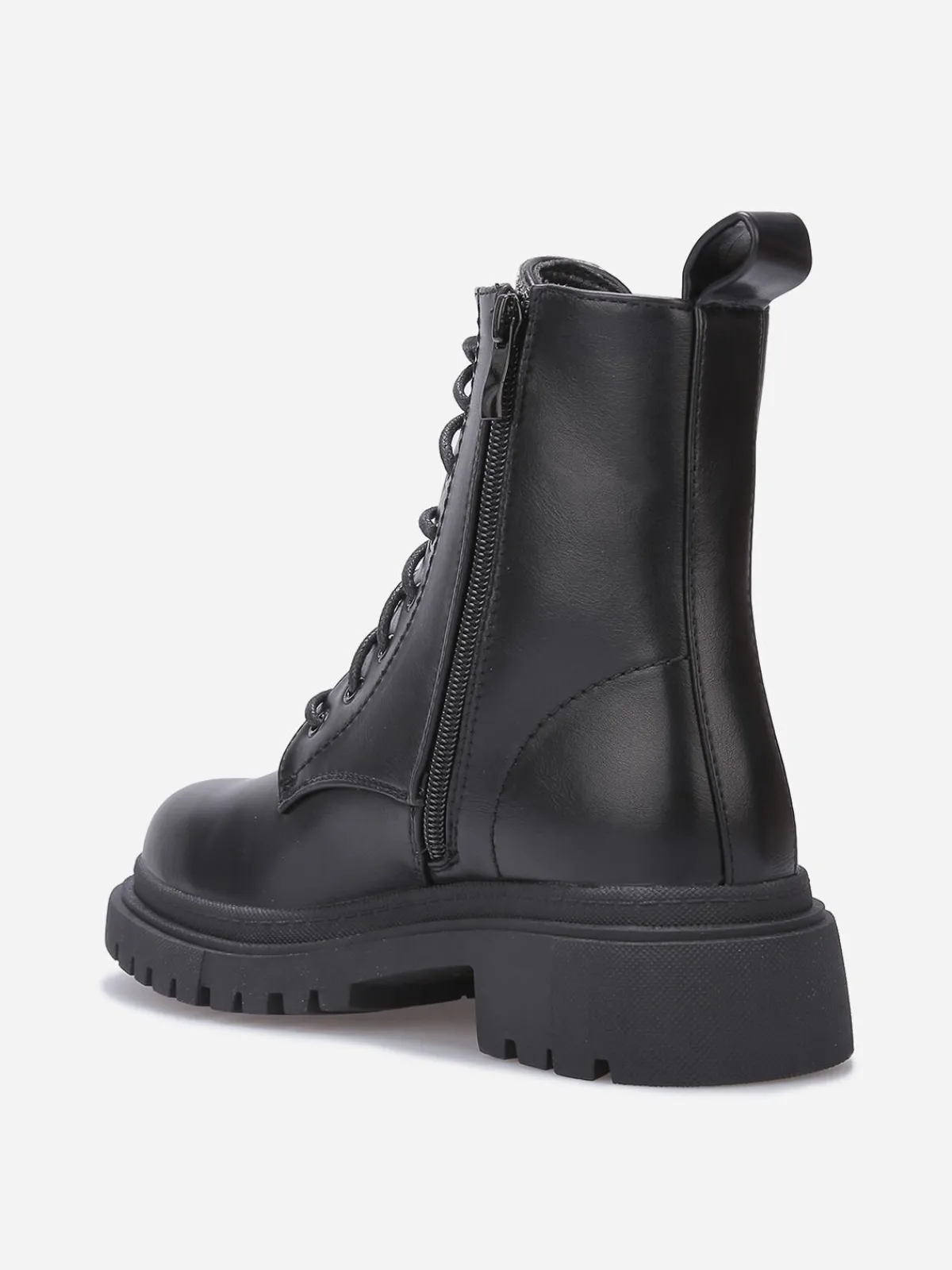 Online La Modeuse Rangers à strass et double lacets Noir