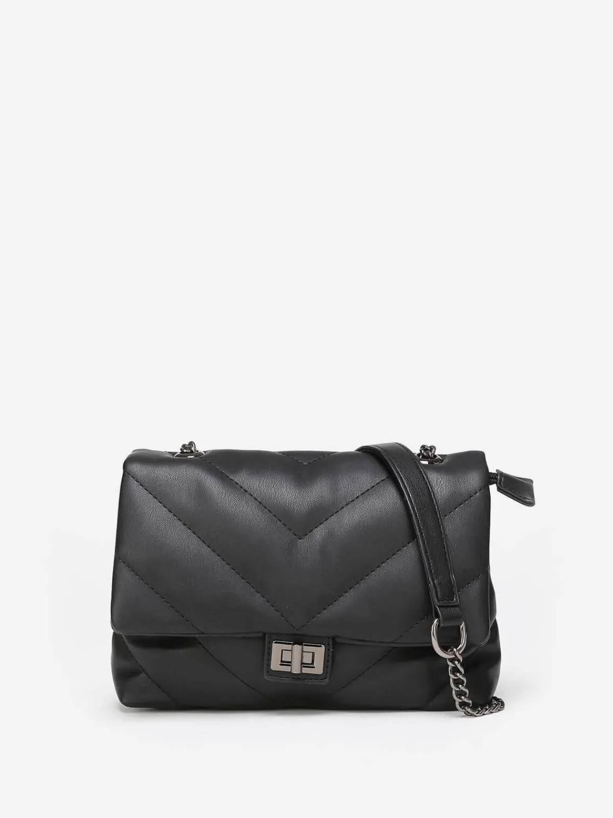 Sale La Modeuse Sac en bandoulière matelassé Noir