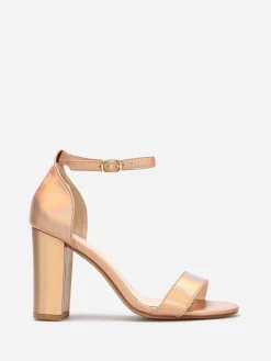 Online La Modeuse Sandales en simili à effet irisé Dorérose