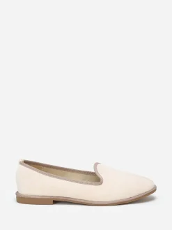 Sale La Modeuse Slippers en suédine Beige