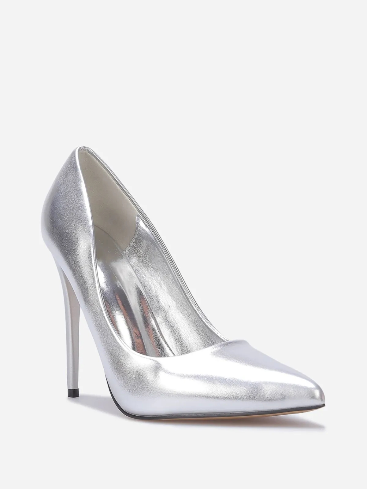 Online La Modeuse Stilettos à talon verni Argenté