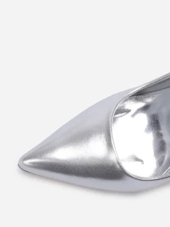 Online La Modeuse Stilettos à talon verni Argenté