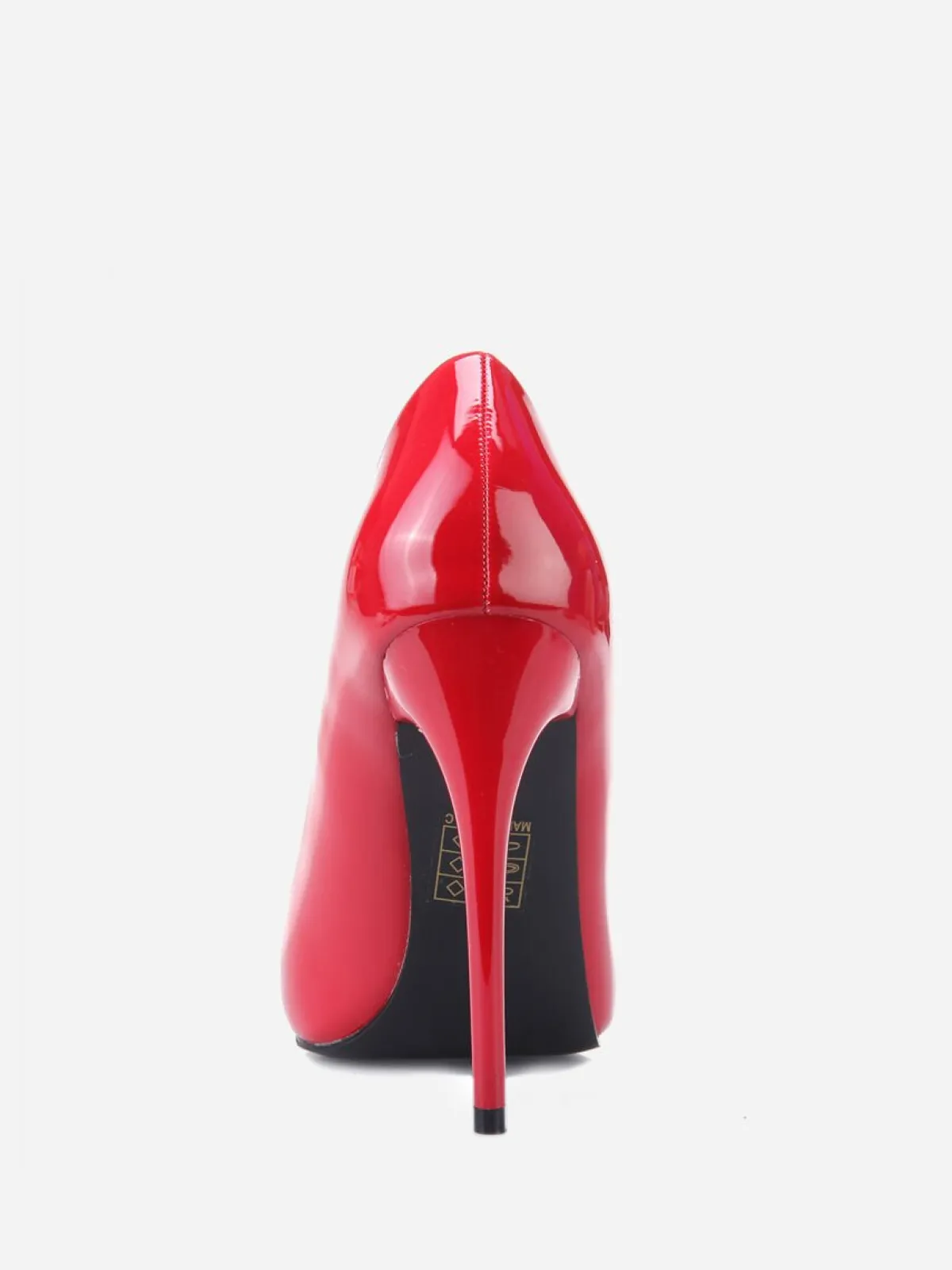 Hot La Modeuse Stilettos vernis à bout pointu Rouge