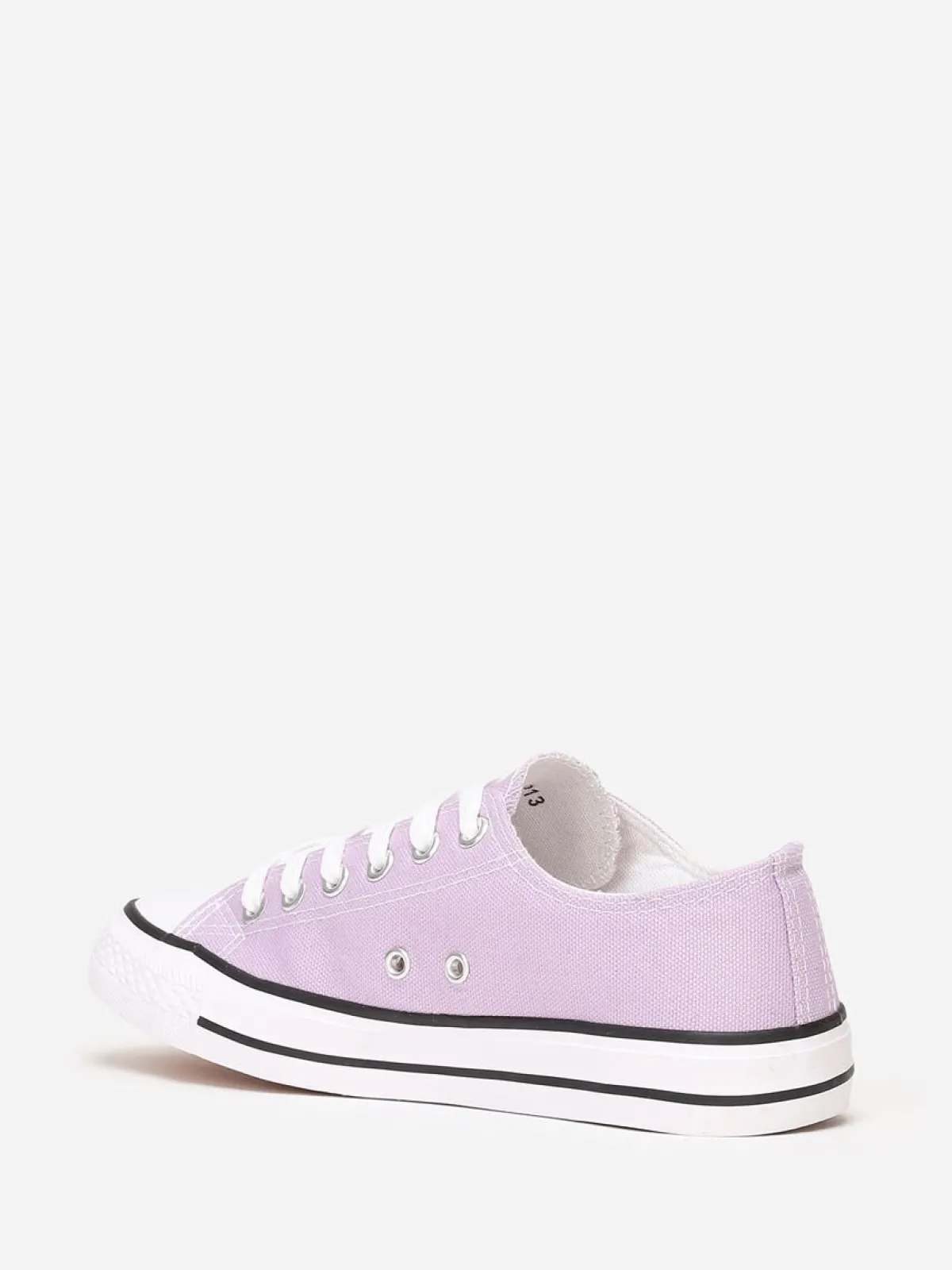 Sale La Modeuse Tennis basses en toile Violet