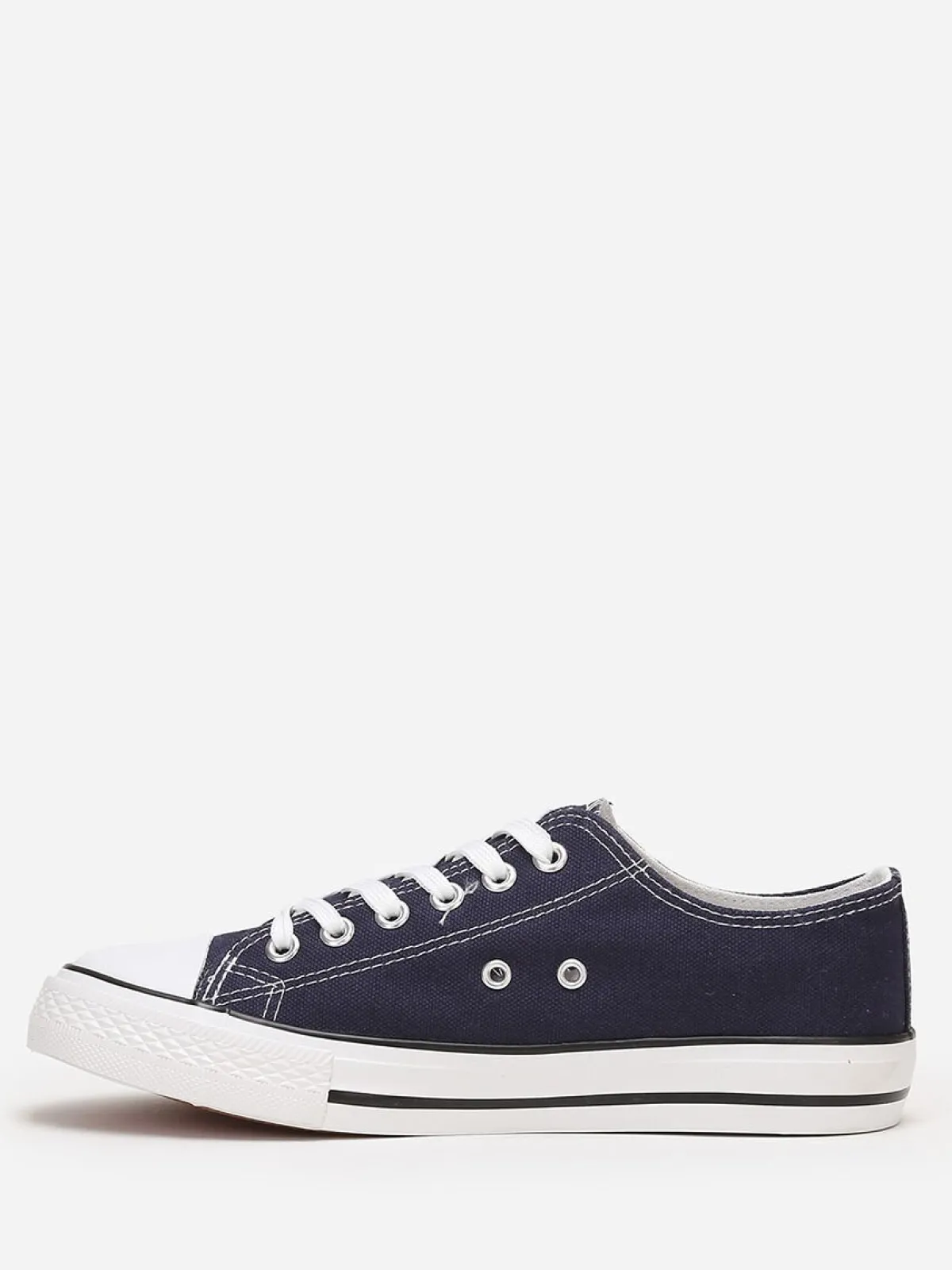 New La Modeuse Tennis basses en toile BleuMarine