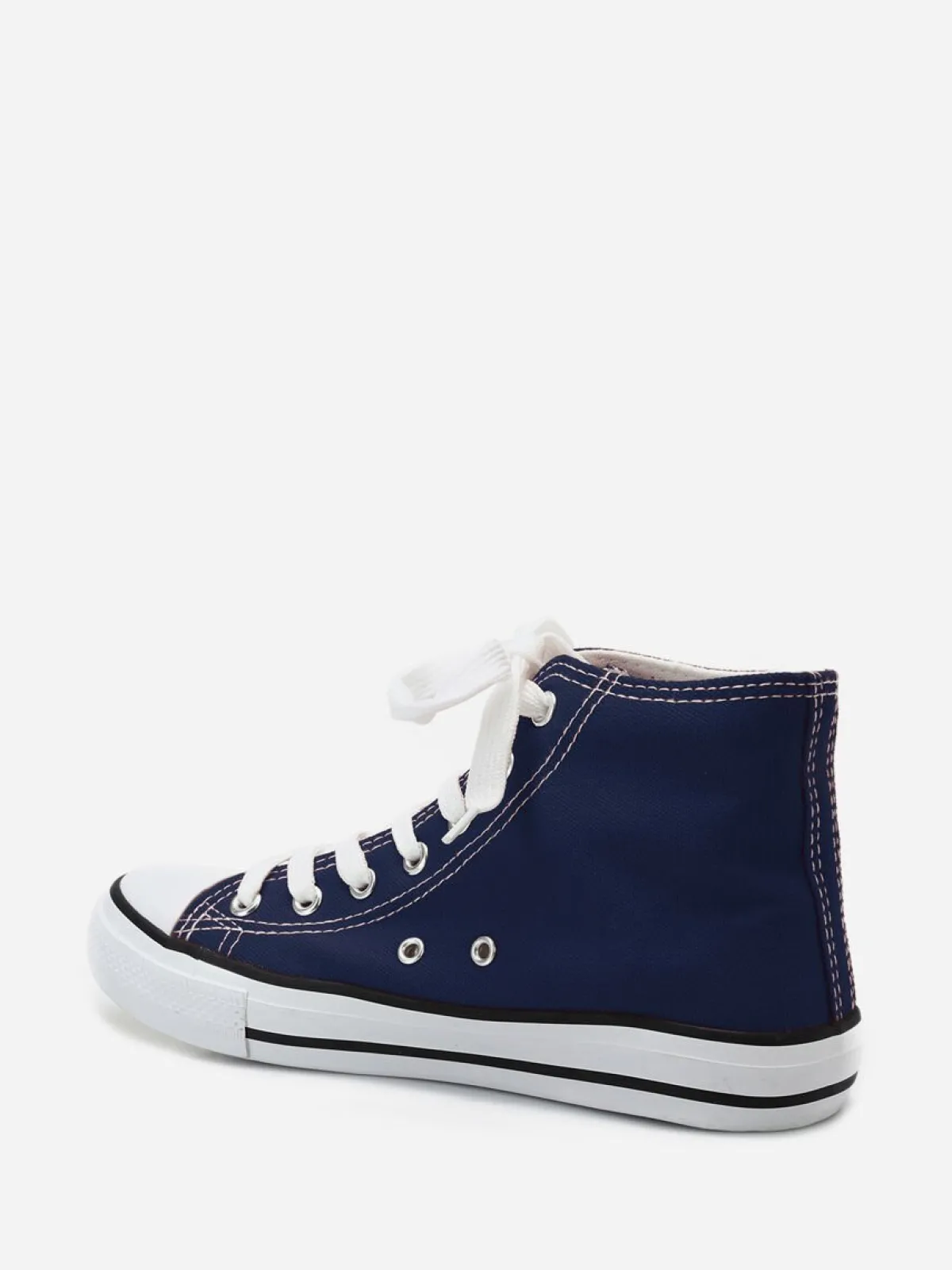 Clearance La Modeuse Tennis en toile à lacets Bleufoncé