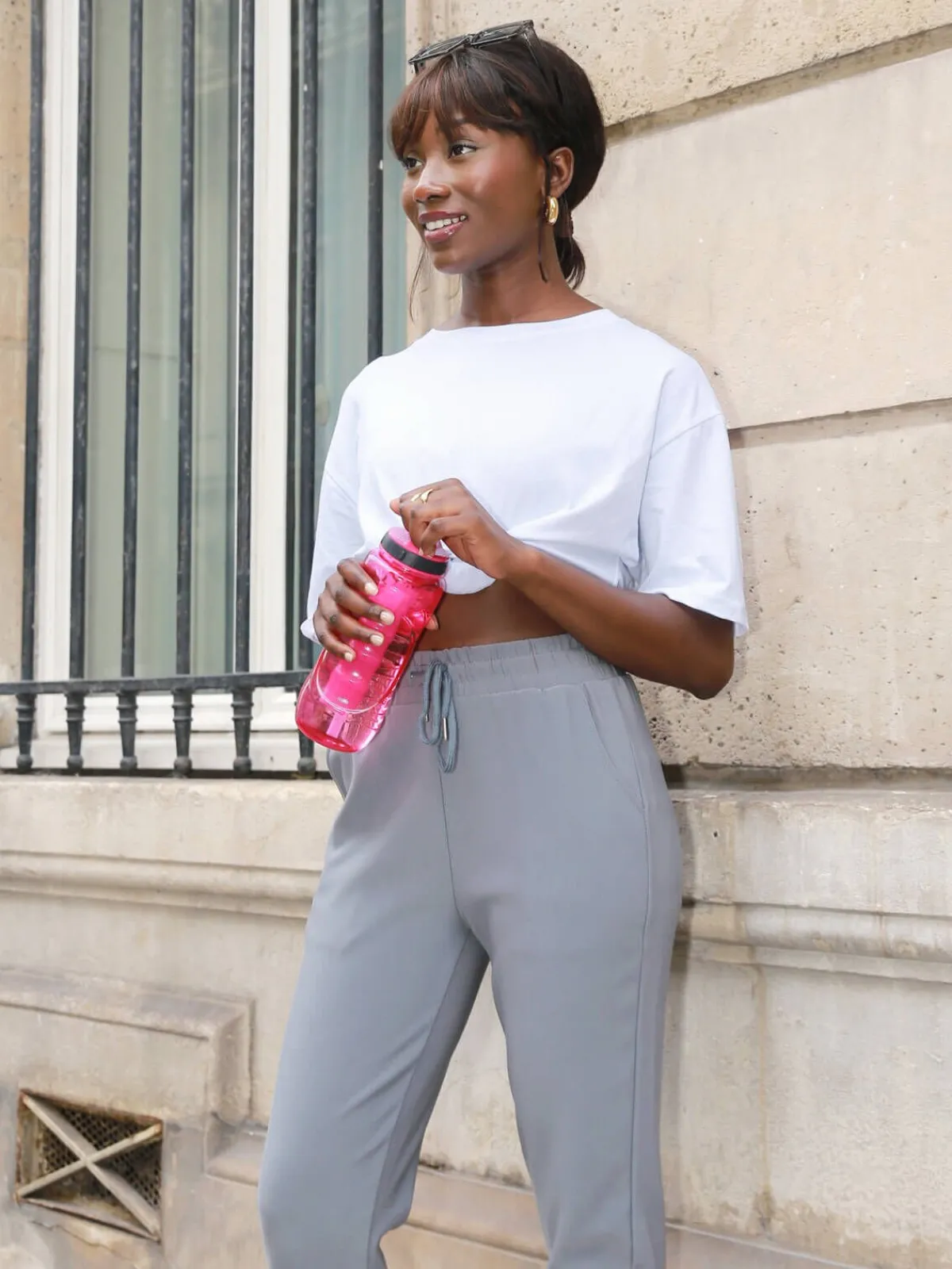Sale La Modeuse T-shirt en coton Blanc