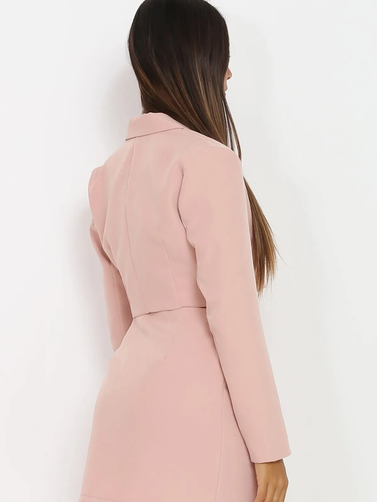 New La Modeuse Veste blazer cropped Roseclair