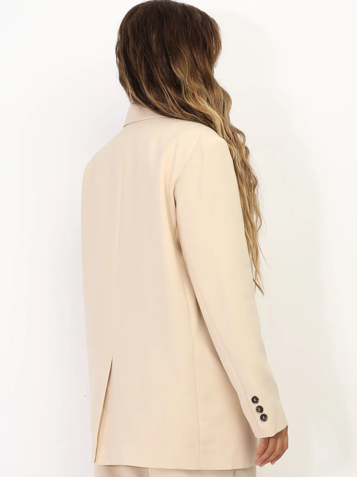 New La Modeuse Veste de costume oversize Beige